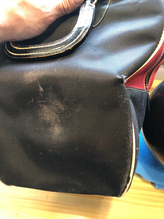 Vintage Bowling Ball Storage and Carry Bag w/ Ebonite… Gem