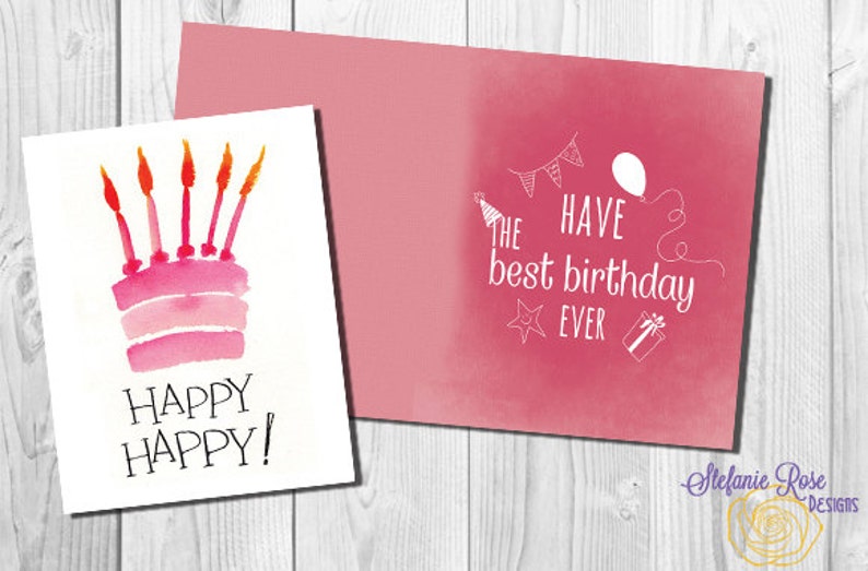 Happy Happy Have the Best Birthday Ever digital Birthday Etsy