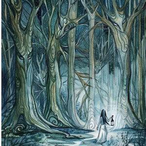 The Hamadryads/ Druid/ Enchanted Forest Art Print