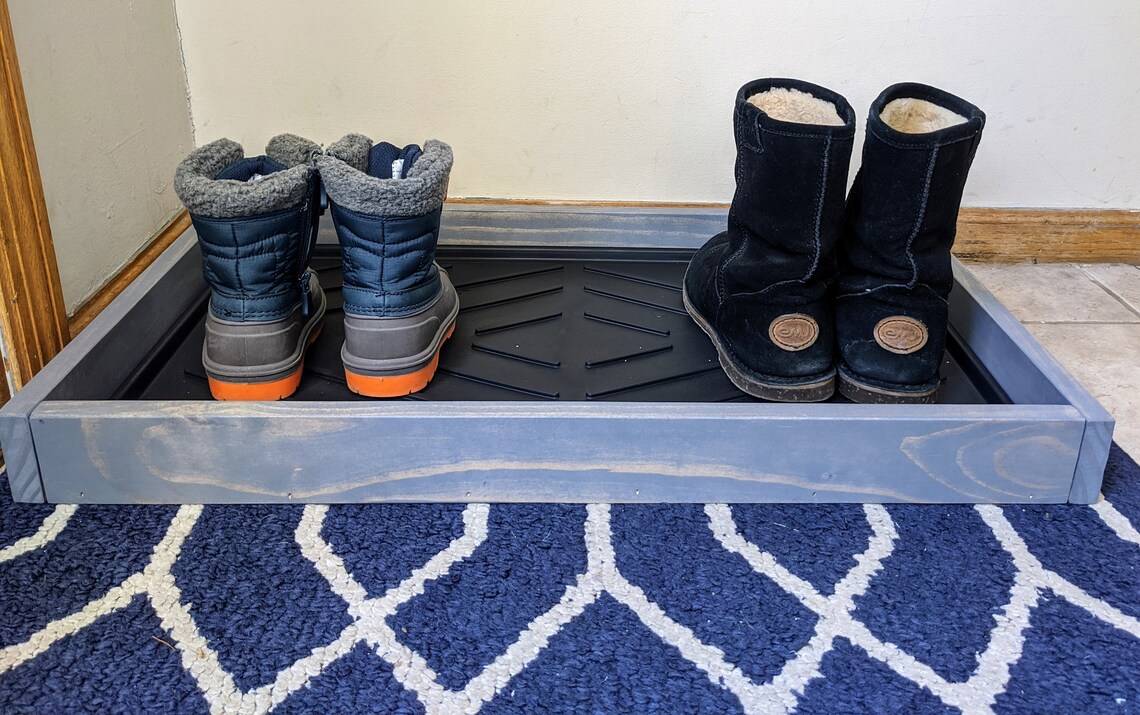 Wood Boot Tray Shoe Tray Entryway Tray Custom Made Etsy