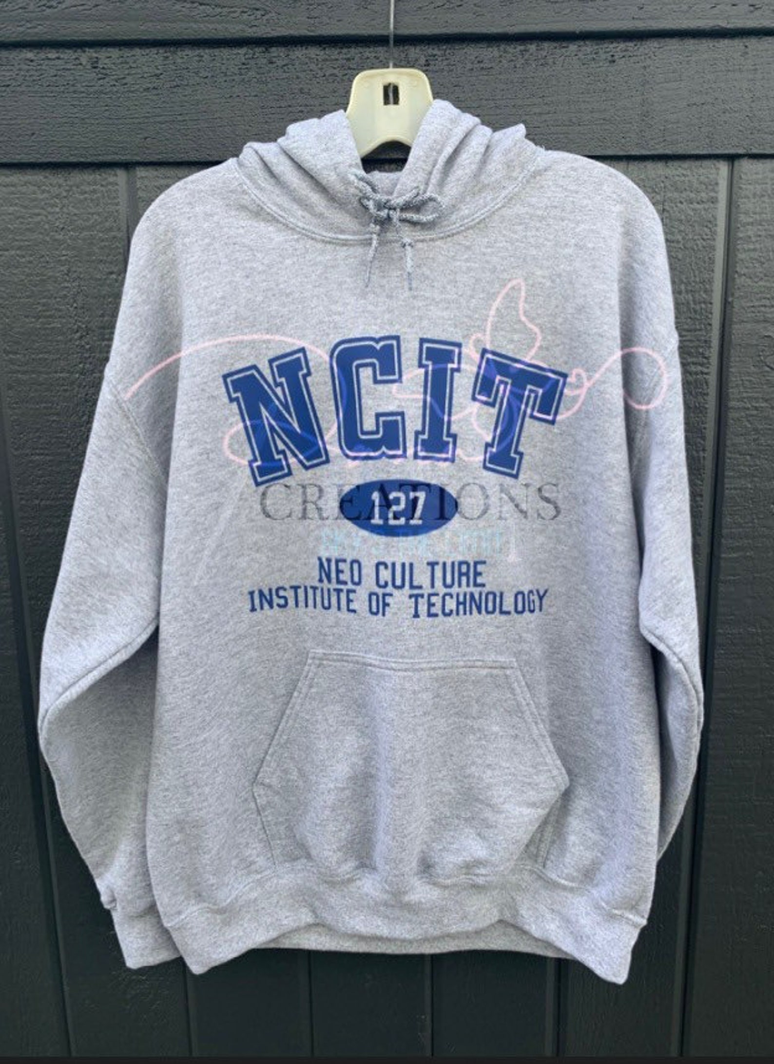 Suéter con capucha universitario inspirado en NCT Etsy