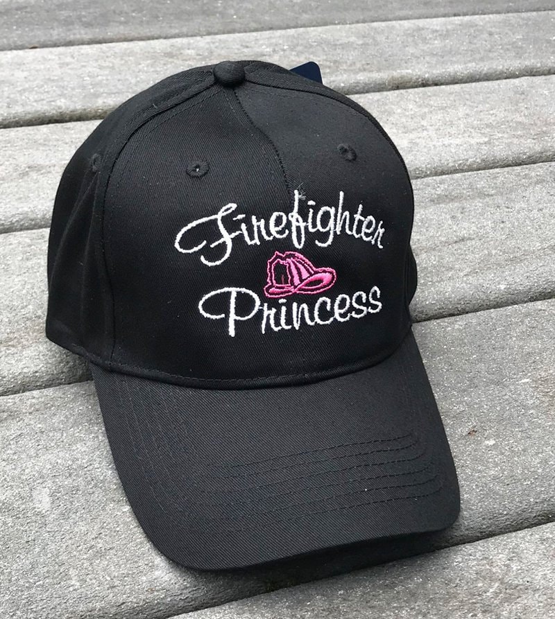 Female Firefighter Hat Embroidered With 