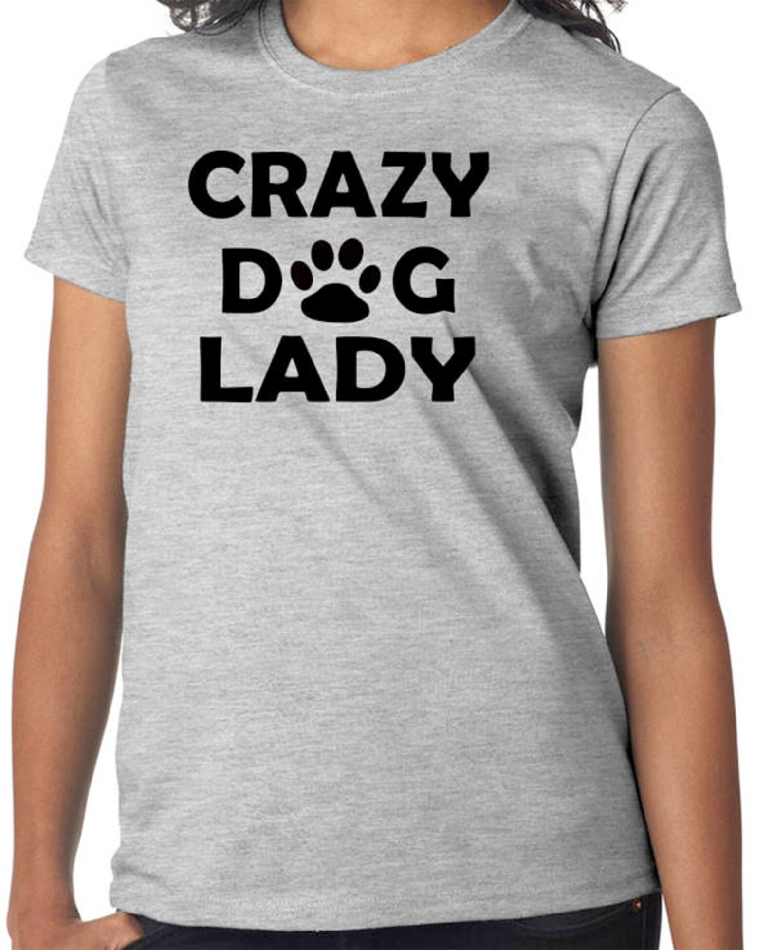 Crazy Dog Lady Shirt for Those of You Who Love Their Fury Pets Etsy