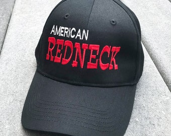 American Redneck Hat With Bold 