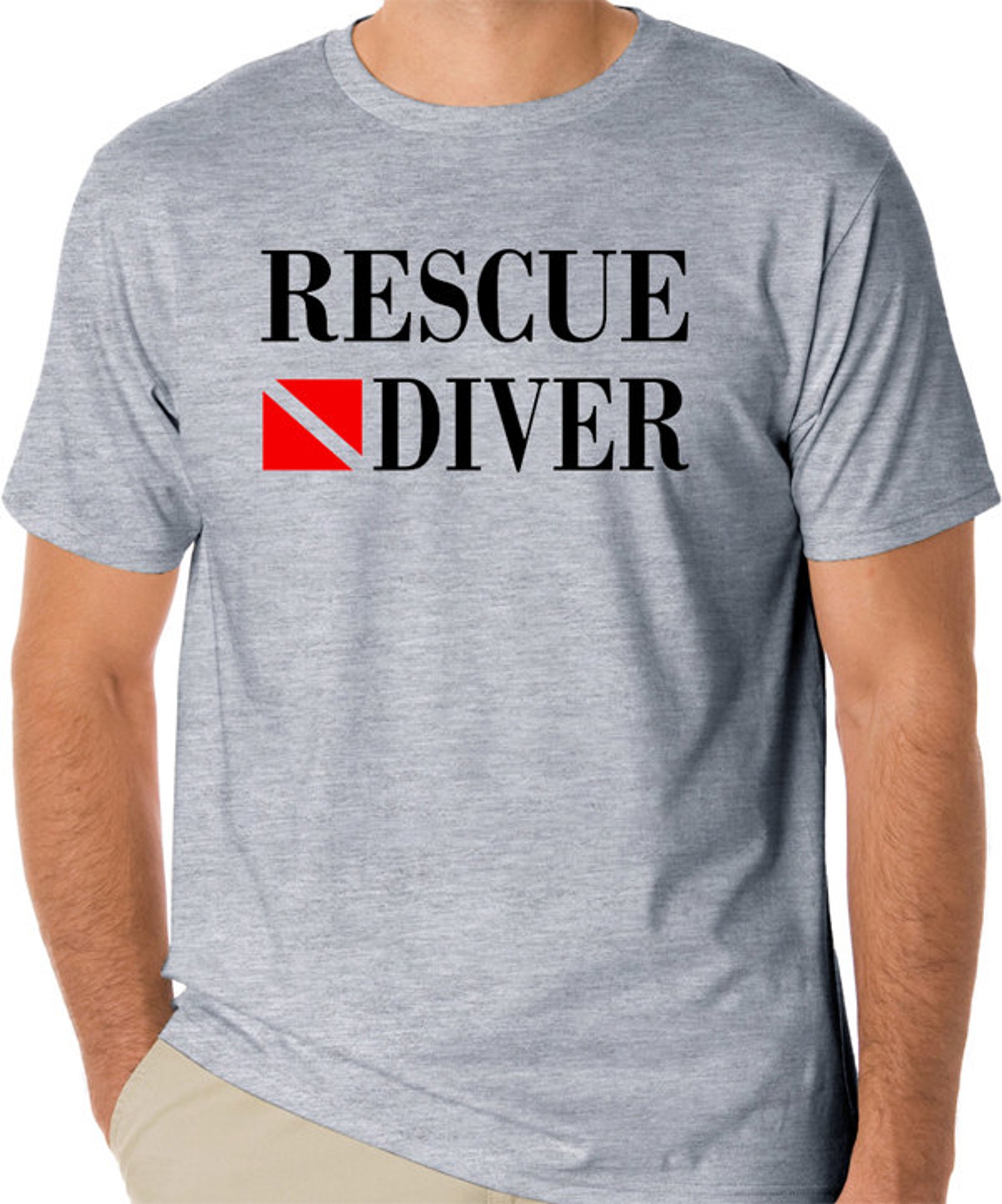 Rescue Diver Tshirt Great Gift for Emergency Services Etsy