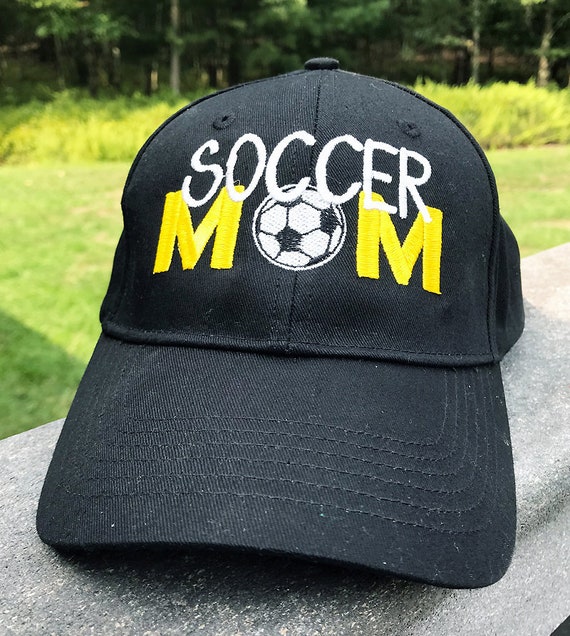 Embroidered Soccer Mom Cap, 100% Cotton Baseball Hat - Etsy display picture 1