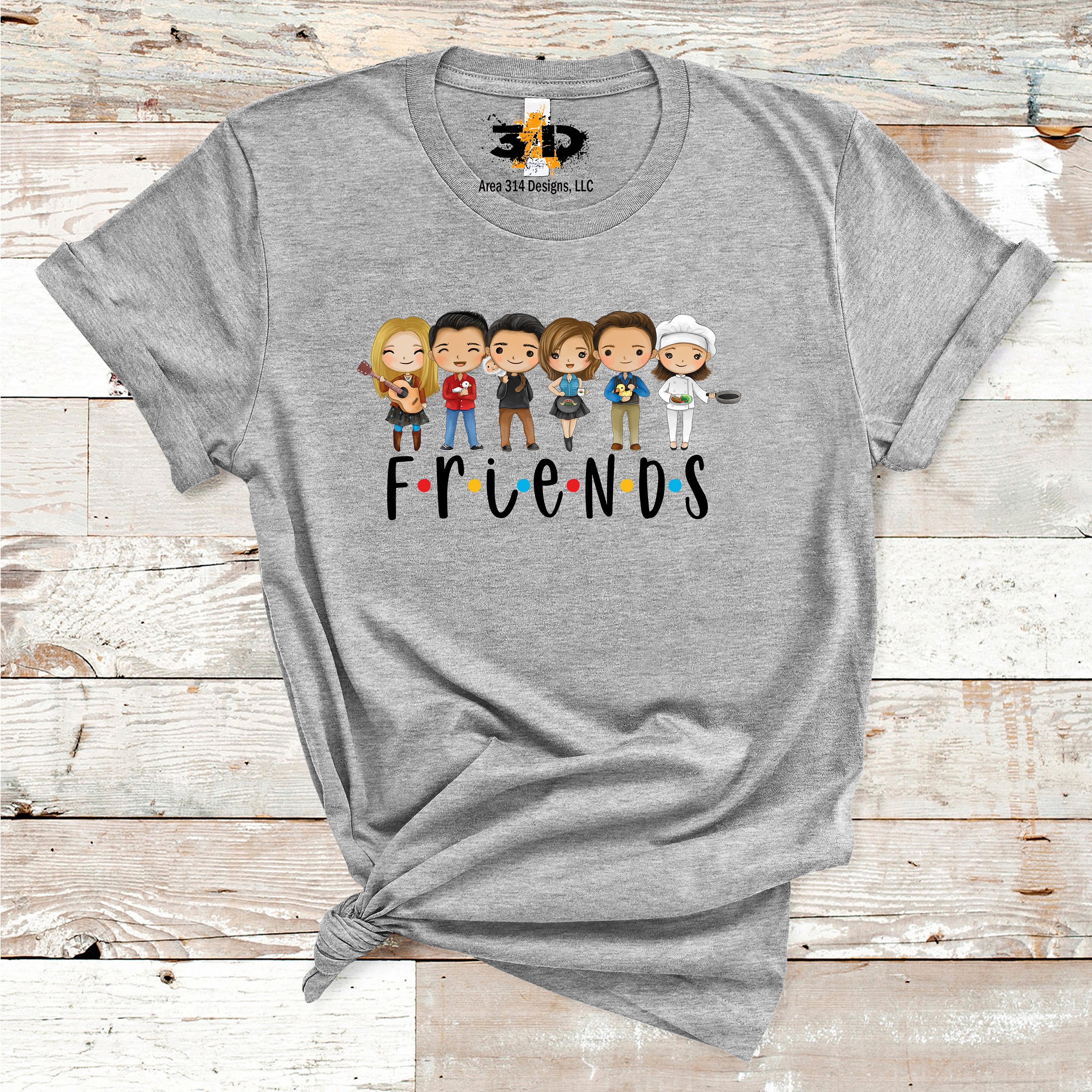 Friends Themed T-shirt - Etsy