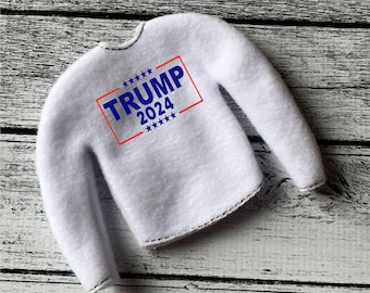 Trump 2024 President Christmas Elf Sweater