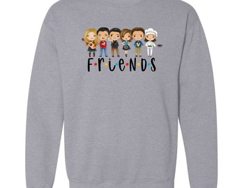 Friends Themed Crewneck Sweatshirt Hoodie