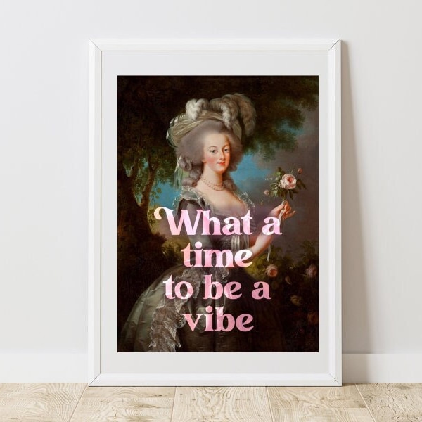 Pink Neon Art print Typography Art Print/Poster Gifts Royalcore