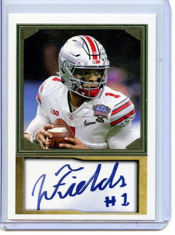 Justin Fields Rookie Ohio State Buckeyes 2021 Collegiate Sports