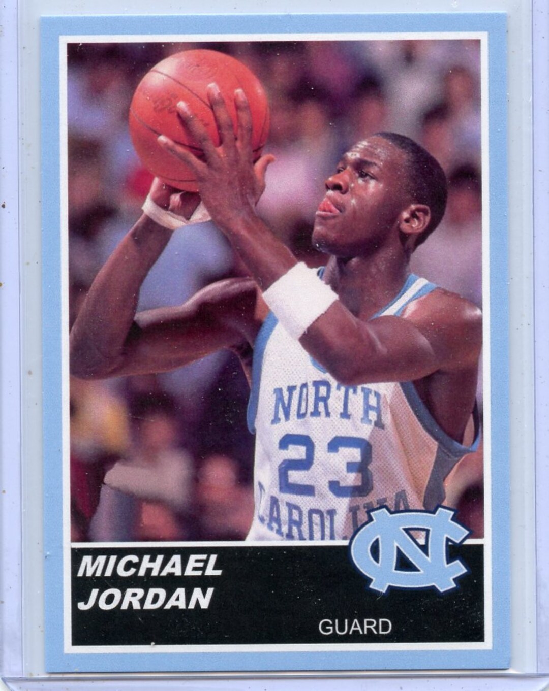 Michael Jordan North Carolina Basketball Cards Michael Jordan North Carolina Basketball Card - Etsy