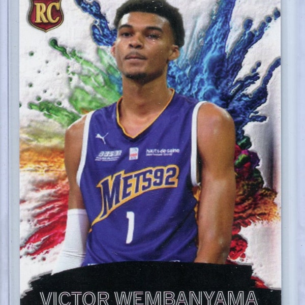 Victor Wembanyama 2023 rookie Color Blast Card Limited Edition J997