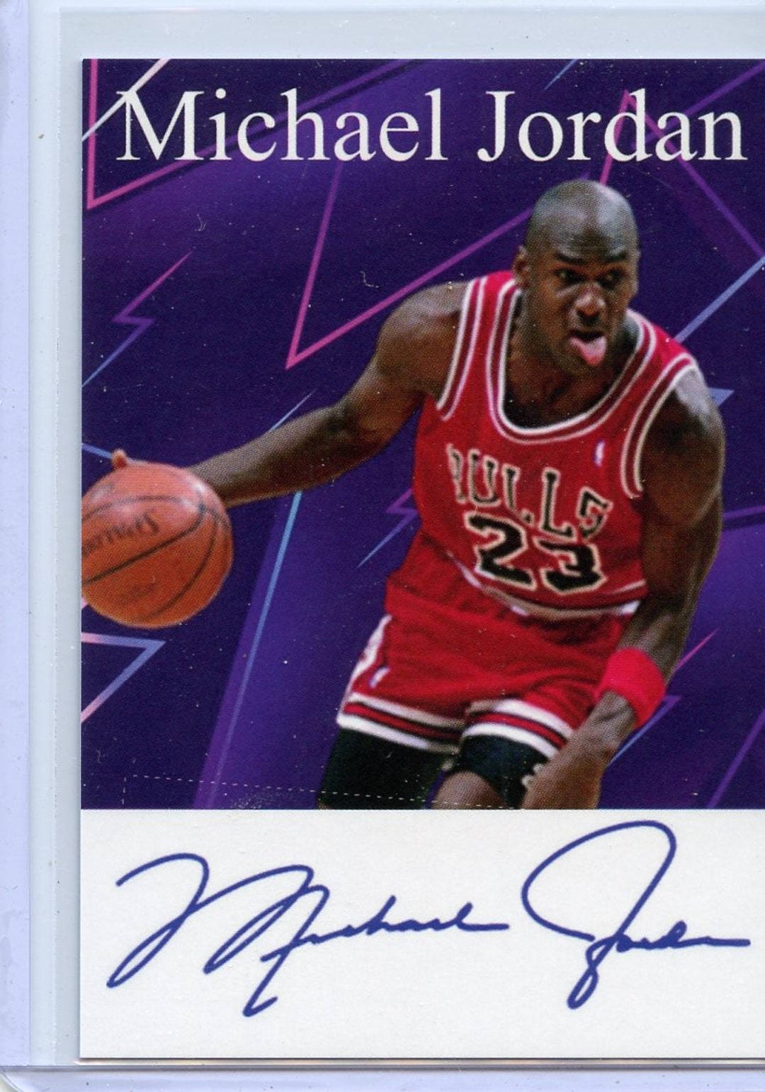michael jordan bulls card