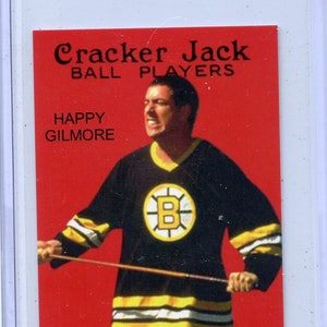 Framed Facsimile Autographed Adam Sandler Happy Gilmore 33x42 Boston Black Reprint Laser Auto Hockey Jersey at 's Sports Collectibles Store