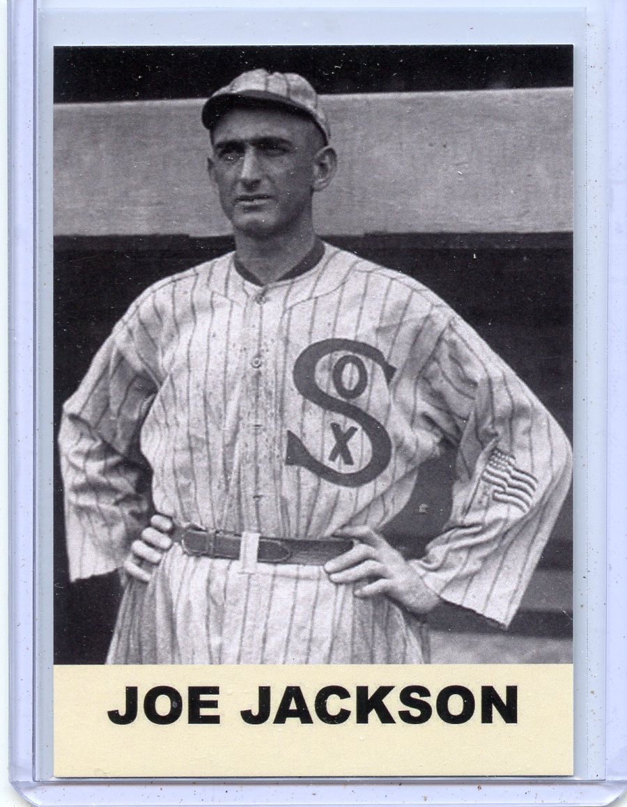 SHOELESS JOE JACKSON 1988 Baseball Card Kingdom Promo Card -  Denmark