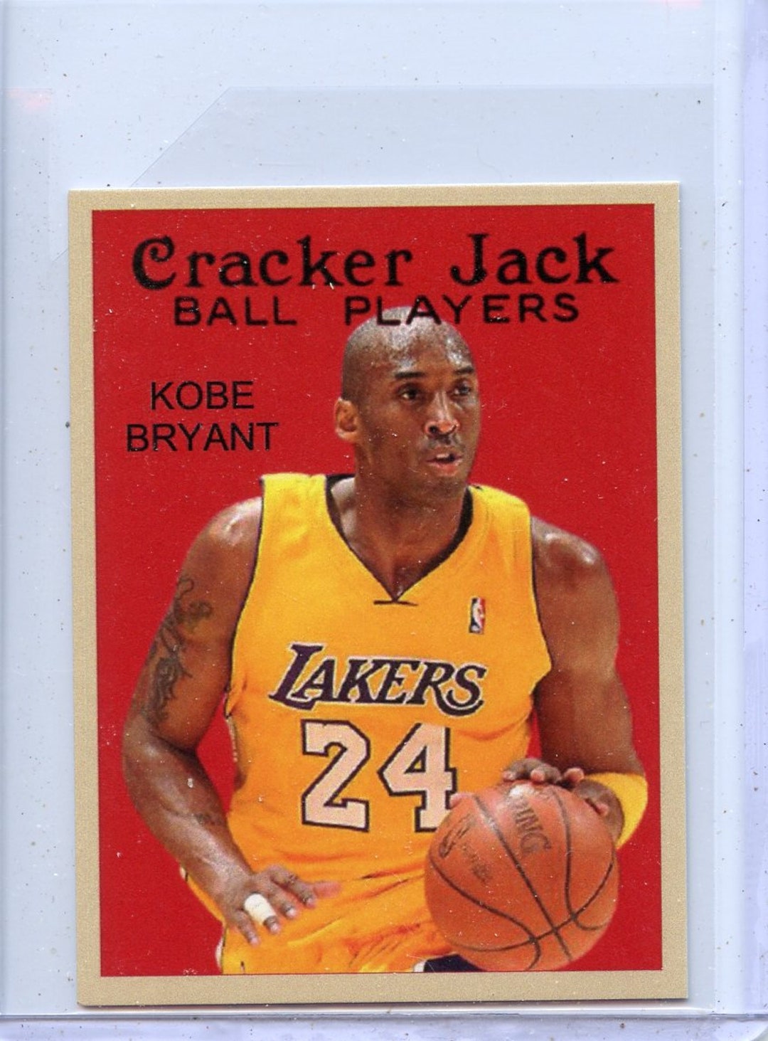 Kobe Bryant Lakers Cracker Jack Basketball Card Etsy