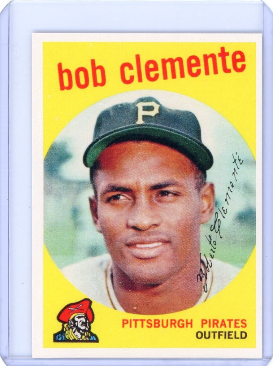 roberto clemente baseball card