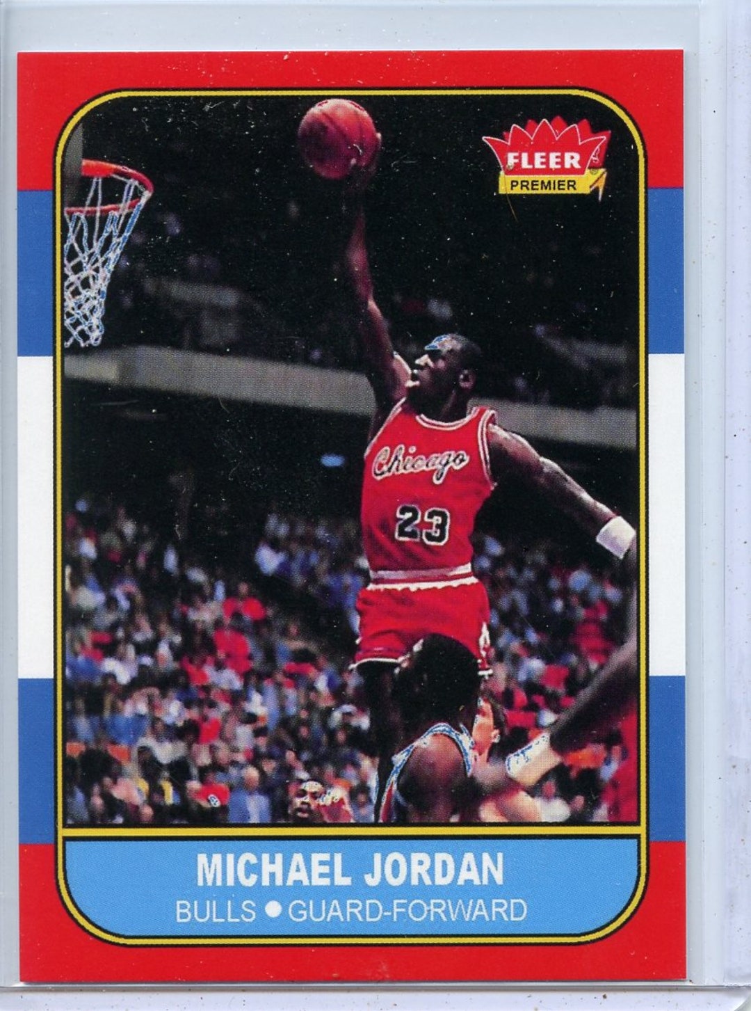 michael jordan bulls card