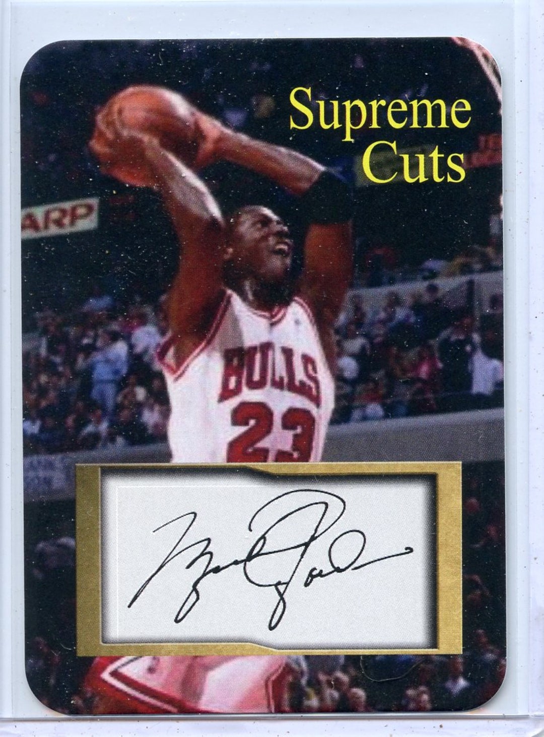 michael jordan bulls card