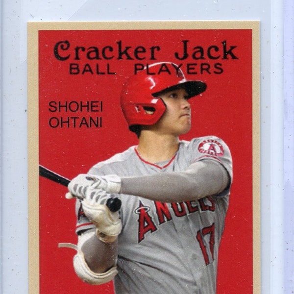 Shohie Ohtani - Angels - Cracker Jack Baseball Card