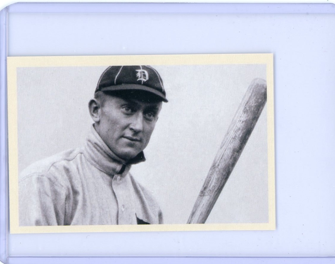 Ty Cobb blank back Photo Card Lot