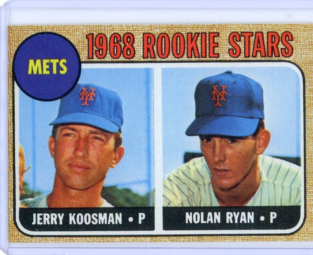 1968 Topps Nolan Ryan Rookie Reprint Baseball Card - Etsy