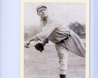 1950's caldor babe ruth - new york yankees - with blank back - reprint baseball card