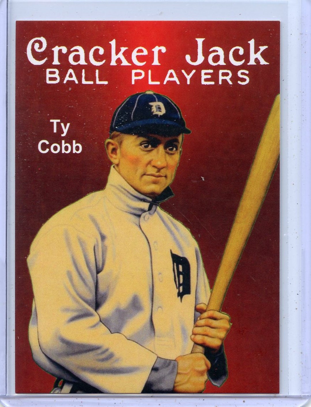 Ty Cobb Tigers Cracker Jack Baseball Card Etsy