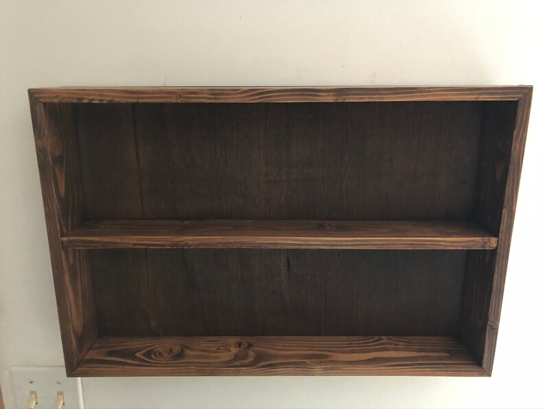 Rustic Wall Shelf Storage Wall Kitchen or Etsy