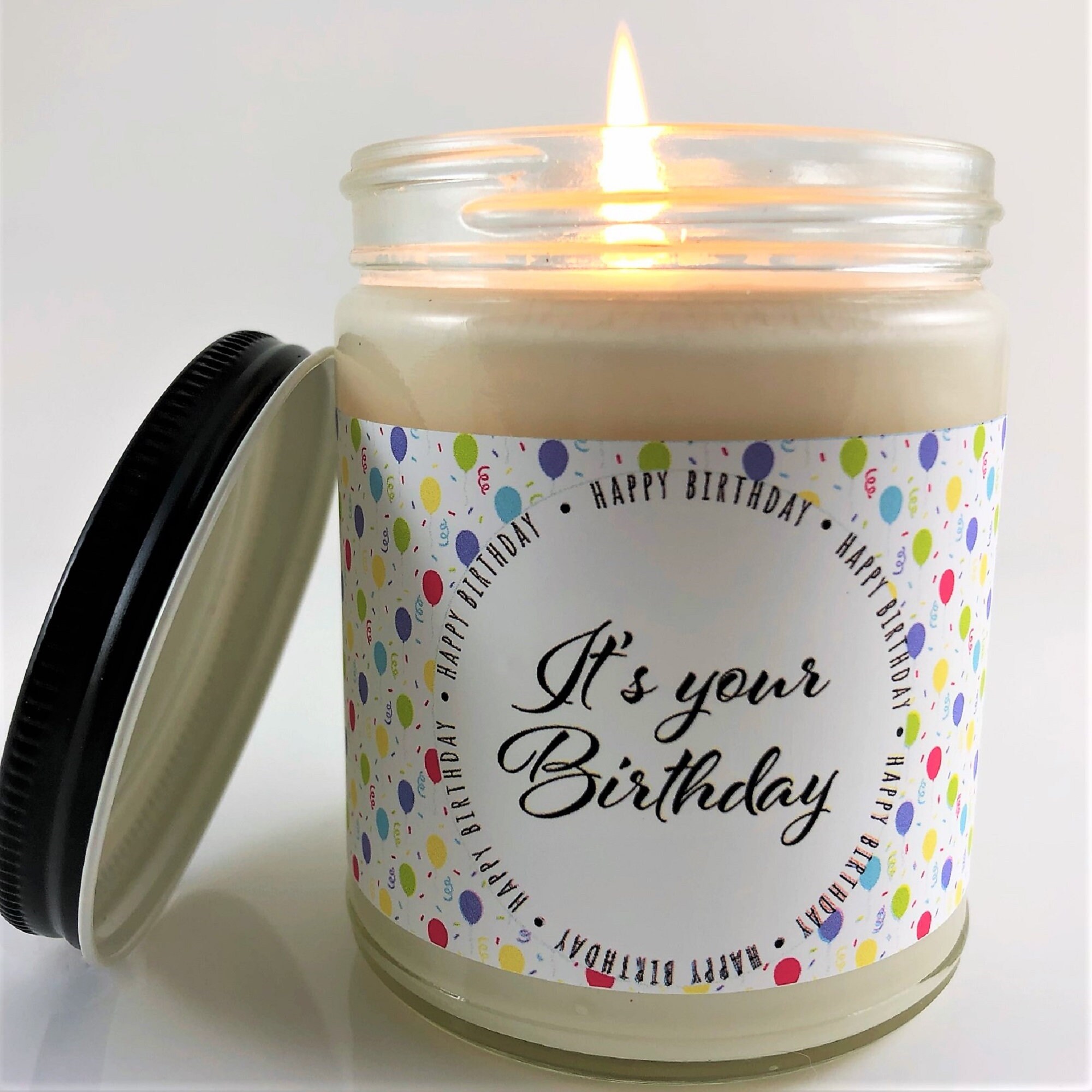 Personalized Birthday Gift Candle It S Your Birthday Etsy