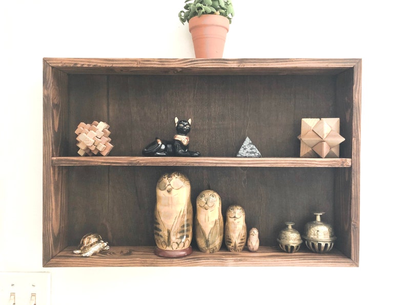 Rustic Wall Shelf Storage Wall Kitchen or Etsy