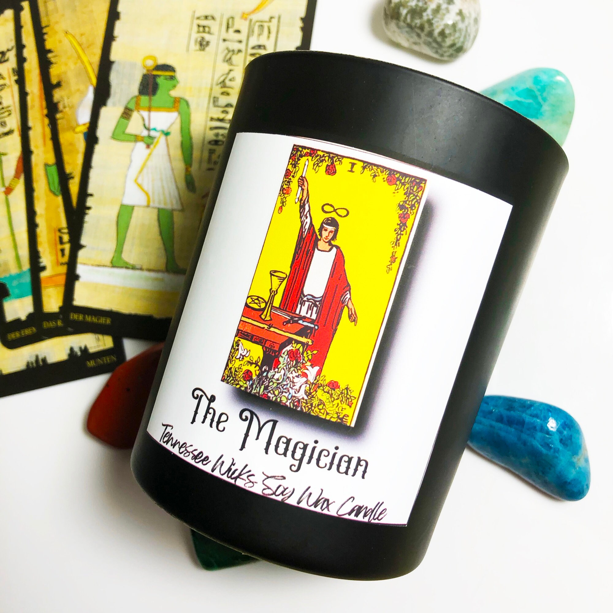 Tarot Card Candle the Magician Tarot Candle Ritual Candle - Etsy