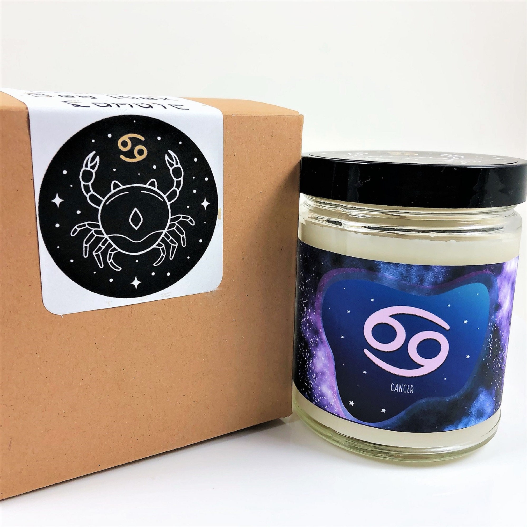 Gift Candle for Cancer Choose Your Scent Soy Candle Cancer Zodiac Candle Gift Personalized Scented Soy Wax Zodiac Cancer Candle Gift