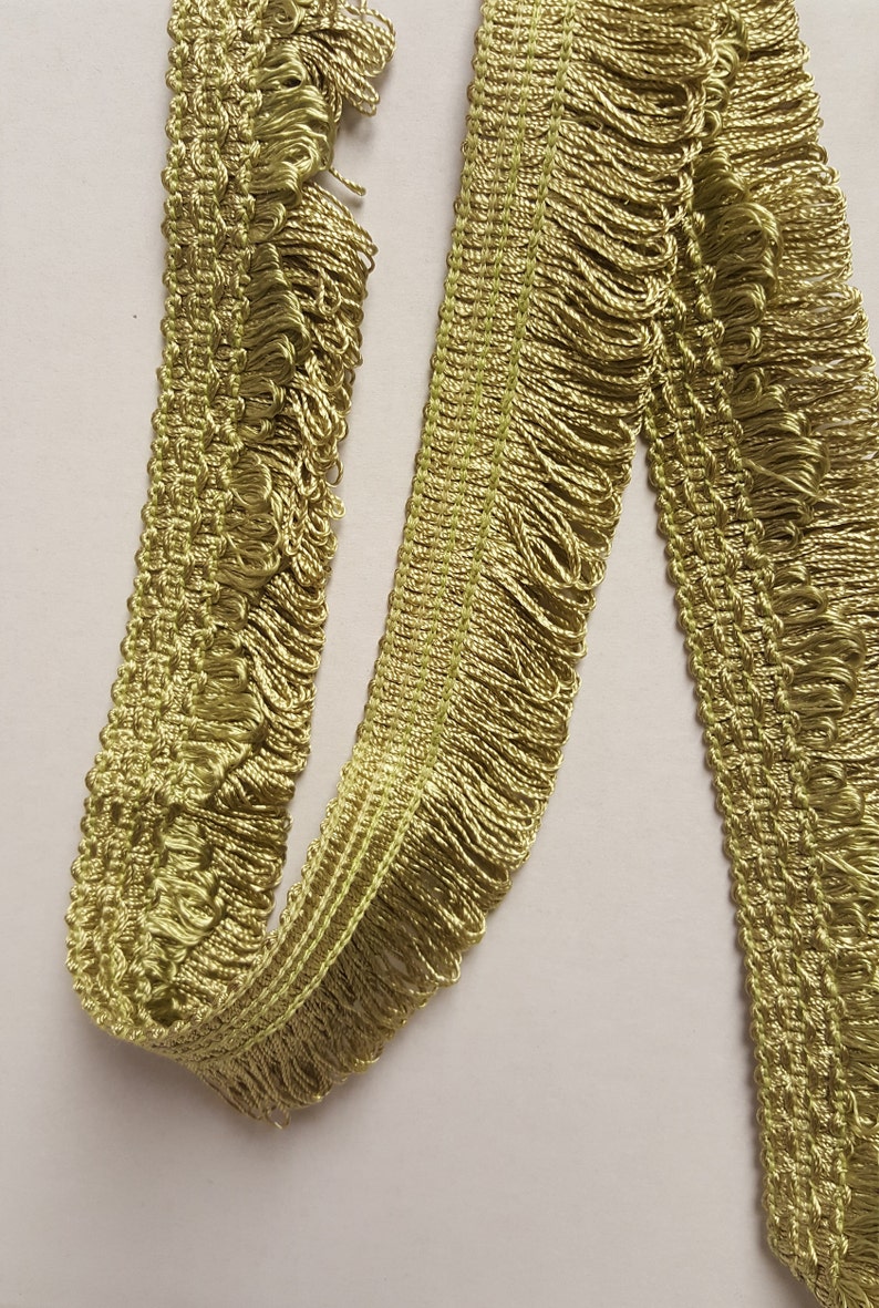 Light Green Loop Fringe Decorative Trim 1078 Etsy