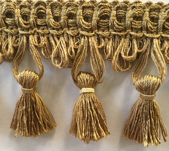 Bronze Colored Fringe Decorative Trim 1084 Etsy