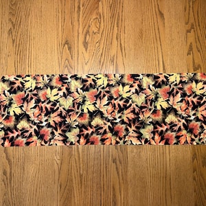 Leaves - Fall - Autumn - Table Decoration - Thanksgiving - Long Table Runner - Fast Shipping!