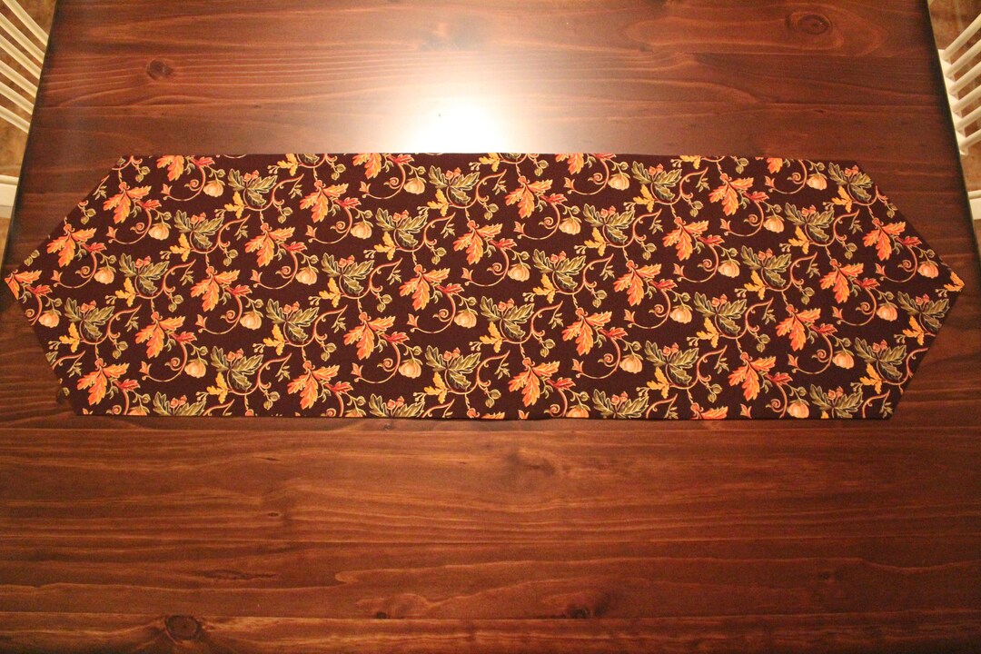 Autumn Fall Leaves Table Decoration Thanksgiving Long - Etsy