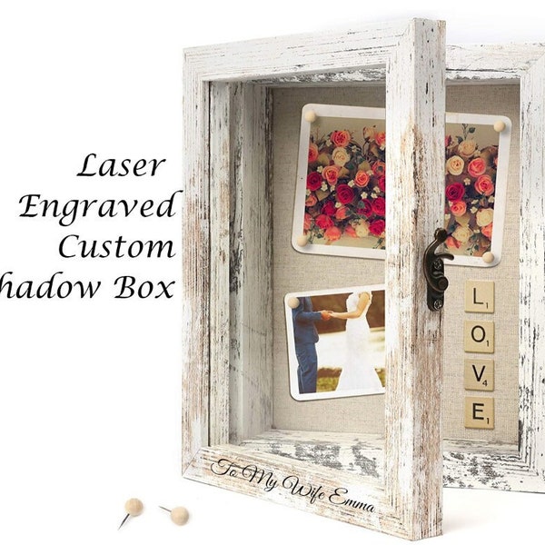 Wedding Shadow Box Etsy