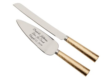 wedding cake servers knives
