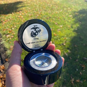 Engraved Military Compass Gift, Personalized Army Compass Gift, Navy Compass Nautical Gift, Marine Corp Compasses, Air Force Custom Compass