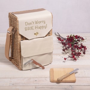 Personalized Wine Cheese Portable Picnic Set Personalized Cheese Board Corkscrew Cheese Picnics Foodie Gift Wine Lovers Travel Wine Tote