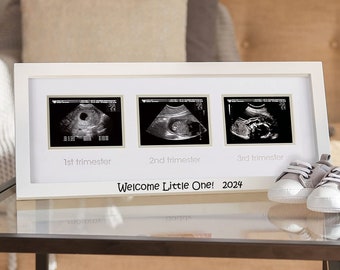 Engraved Sonogram Photo Frame, Baby Ultrasound Keepsake Picture Frame, Gender-Neutral Nursery Décor, Nursery Gift, Pregnancy Gift