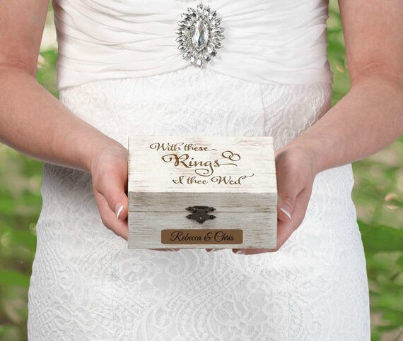 Personalized Ring Bearer Box Engraved For Free Alternative Etsy