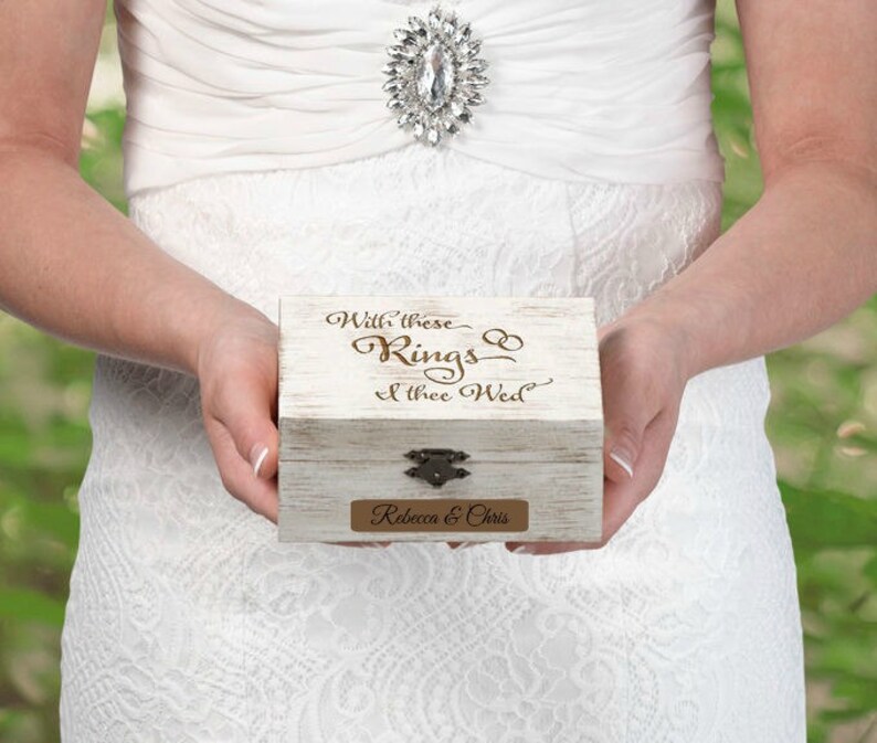 Personalized Ring Bearer Box Engraved For Free Alternative Etsy
