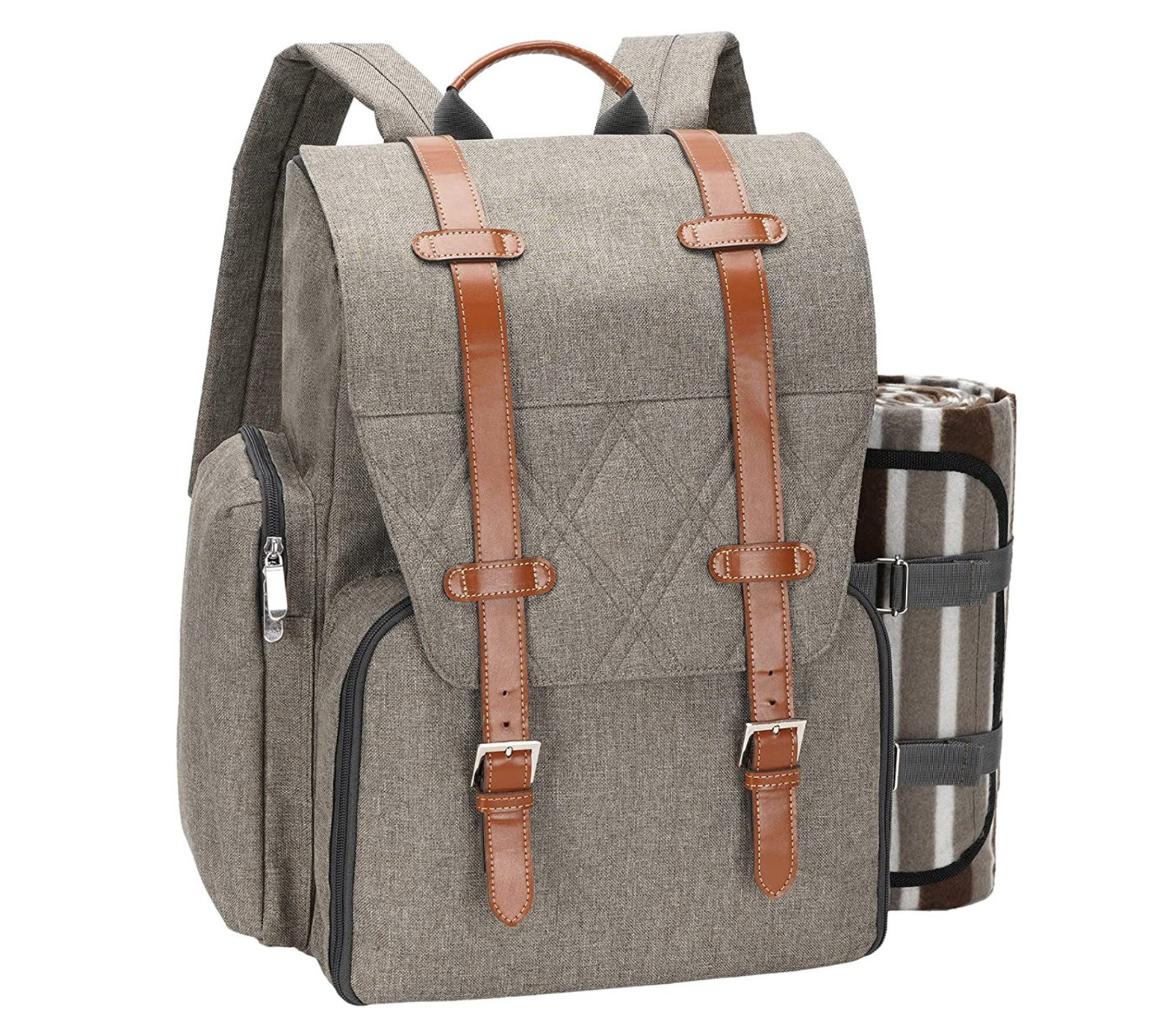 Personalized Luxury Picnic Backpack for 4 Picnic Basket Etsy