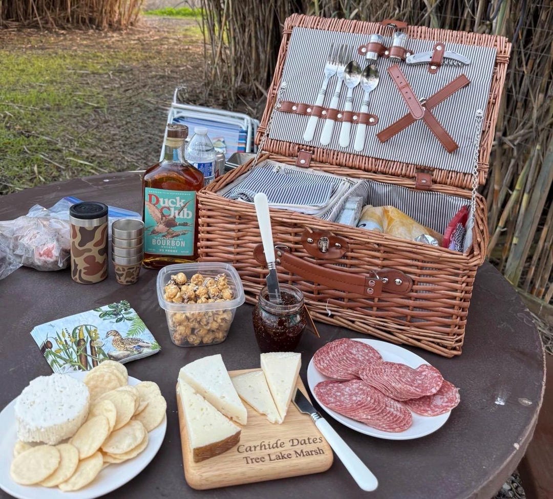 Coffee Lovers Custom Picnic Basket for 2, Insulated Compartment, Utensils Cutlery - Perfect for Picnic, Camping, Outdoor, Anniversary