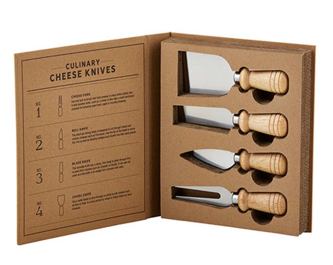 Engraved Cheese Knives Utensils Set Hostess Gift Holiday Etsy