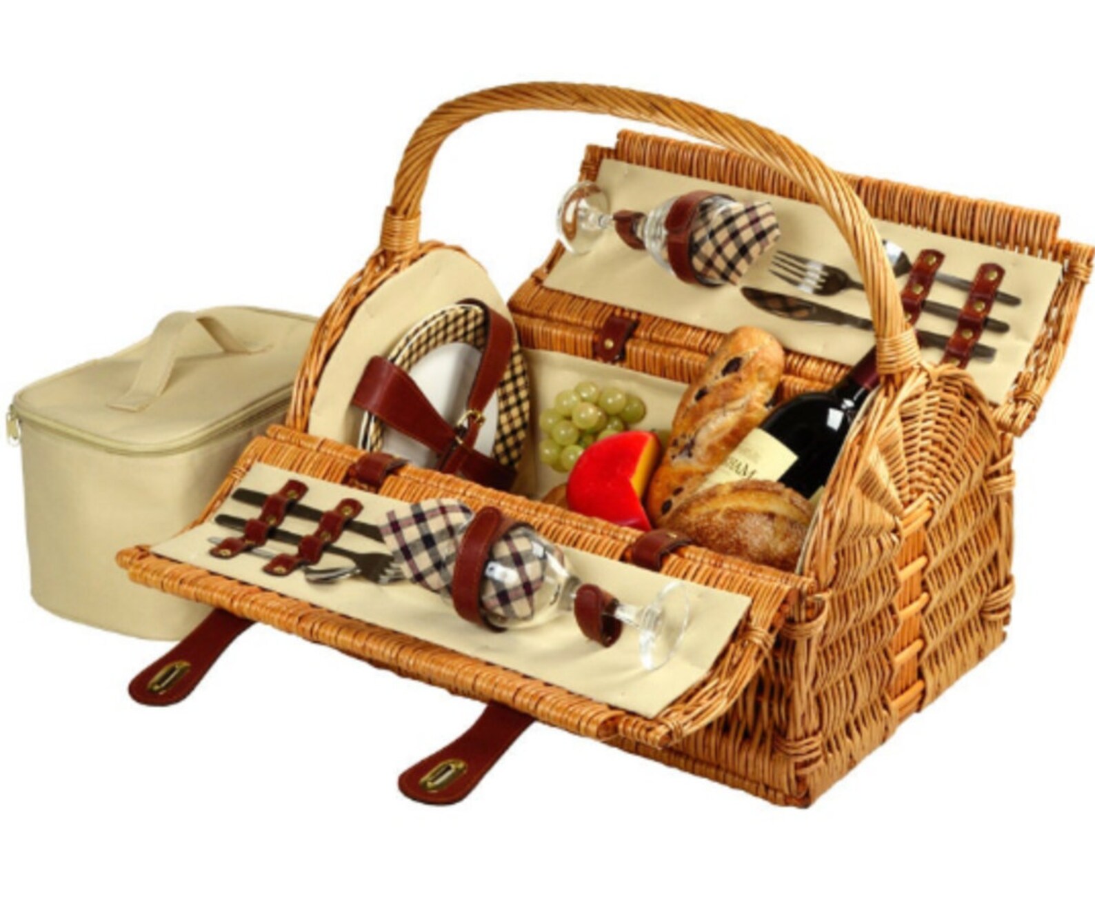 Personalized Picnic Basket for Two Luxury Picnic Basket for Etsy