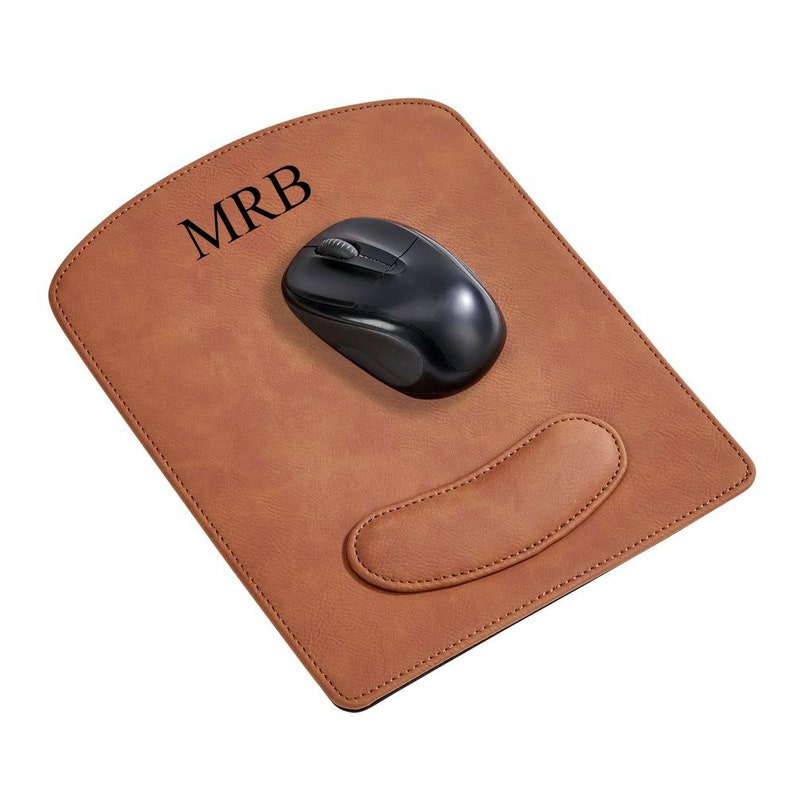 Personalized Computer Mouse Pad Office Gift Custom Monogrammed Etsy